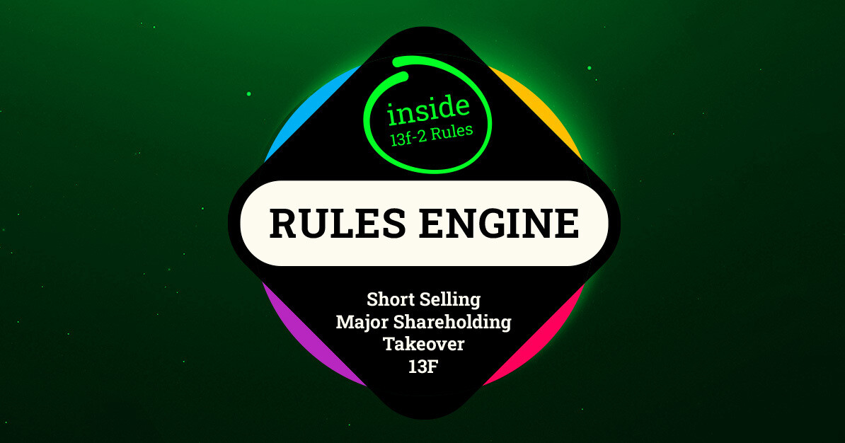 Our rules engine has 13f-2 rules baked inside. Get on top of your reporting obligations with FundApps. We’ve got your back.
