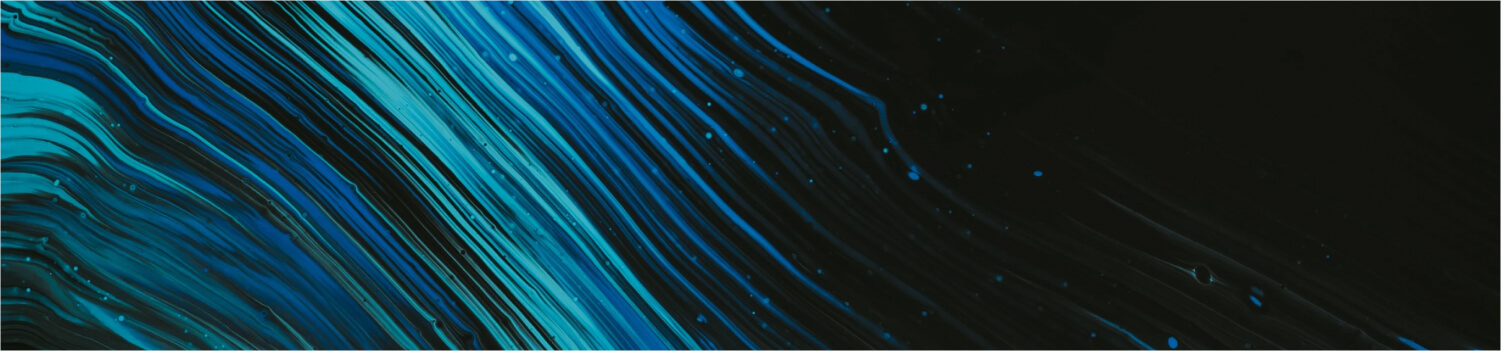 No more feeling blue, FundApps cares about its people and you. A zoomed in picture of textured blue hues and a black background.