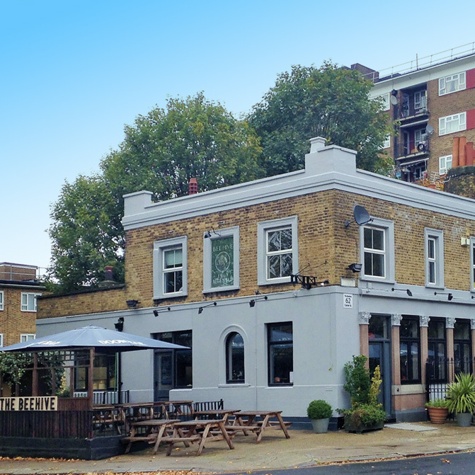 FundApps was built from the ground up and was established in 2010. Our shareholding disclosure service was introduced. Outside of a pub building. 