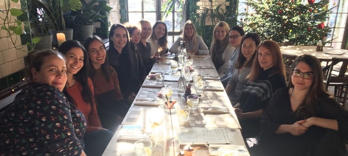 FundApps ladies at lunch