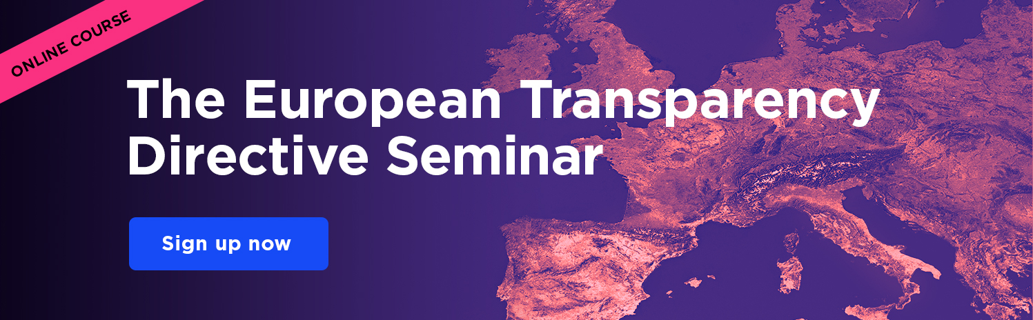 The European Transparency Directive Seminar