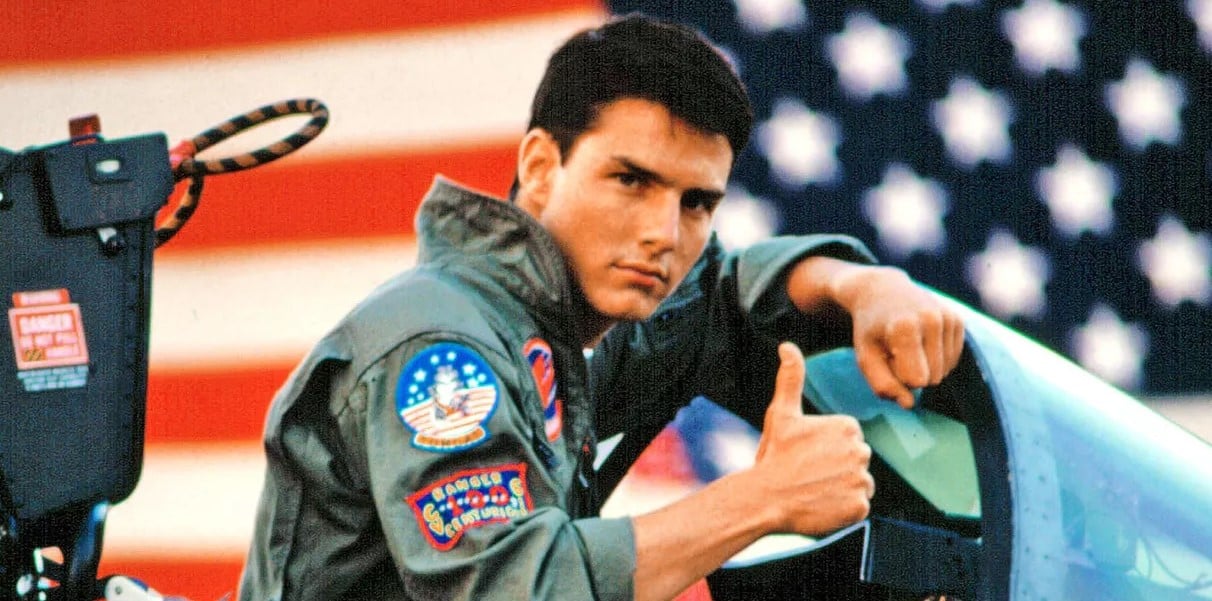 Tom Cruise in Top Gun