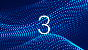 Number 3 in front of a wavelength created by blue dots. Reduce risk, avoid fines and inform strategy with FundApps Position Limits. 