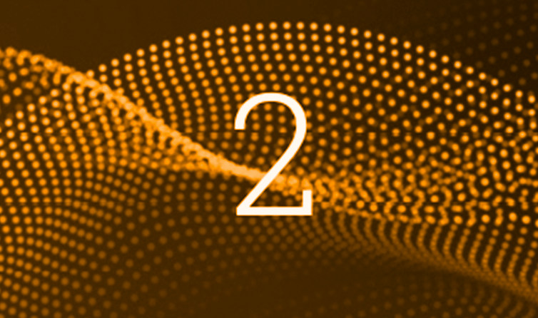 UCITS and AIFMD monitoring with FundApps. Background of orange dots in a wave pattern behind a white number 2.