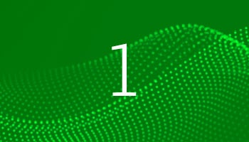 Consolidated data automatically sourced in FundApps Shareholding Disclosure solution. Background of green dots in a wave pattern behind a white number 1.