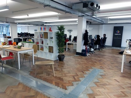 A view towards the FundApps Content Team from the entrance of the office.