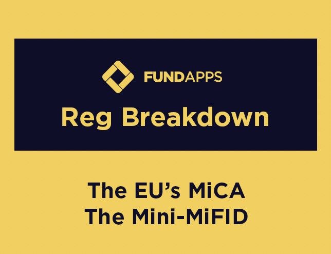 The EU’s MiCA - the ‘Mini-MiFID’