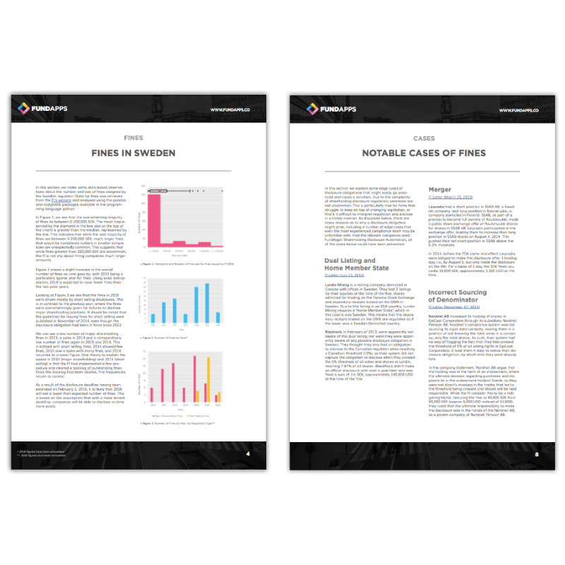 White Paper: Shareholding Disclosure in Sweden