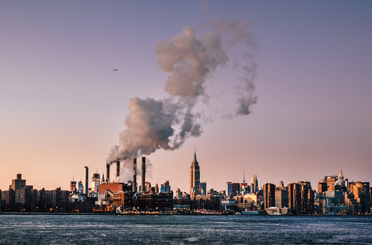 Factory skyline